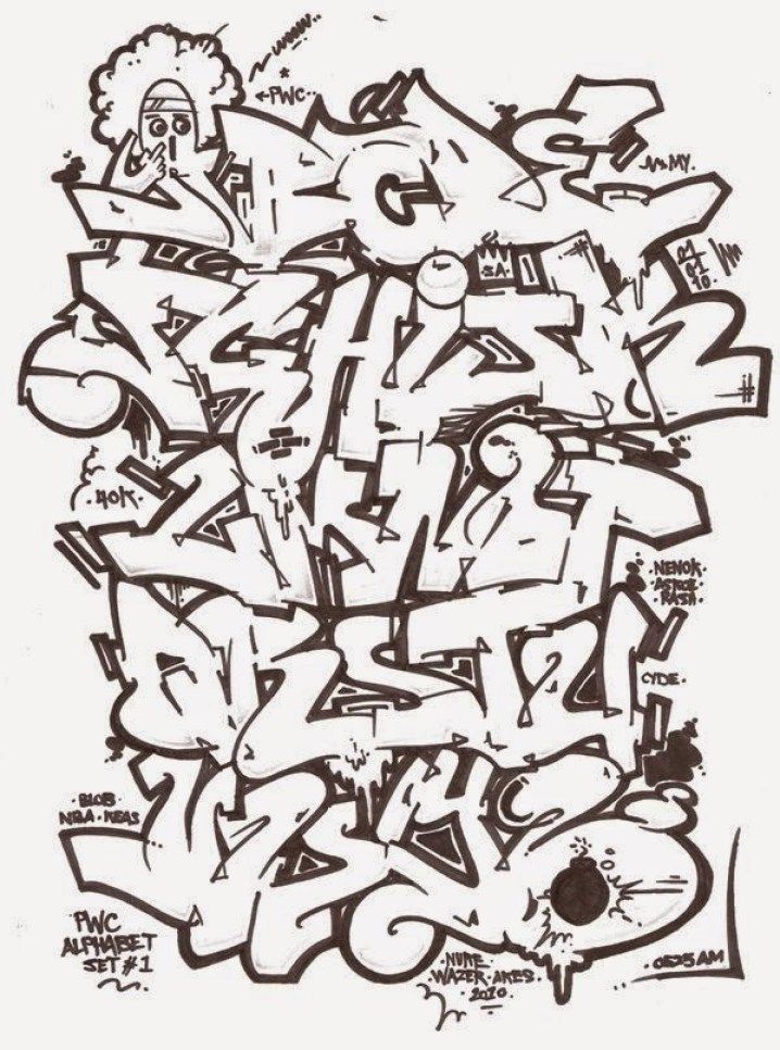 Detail Gravity Huruf Nomer 12