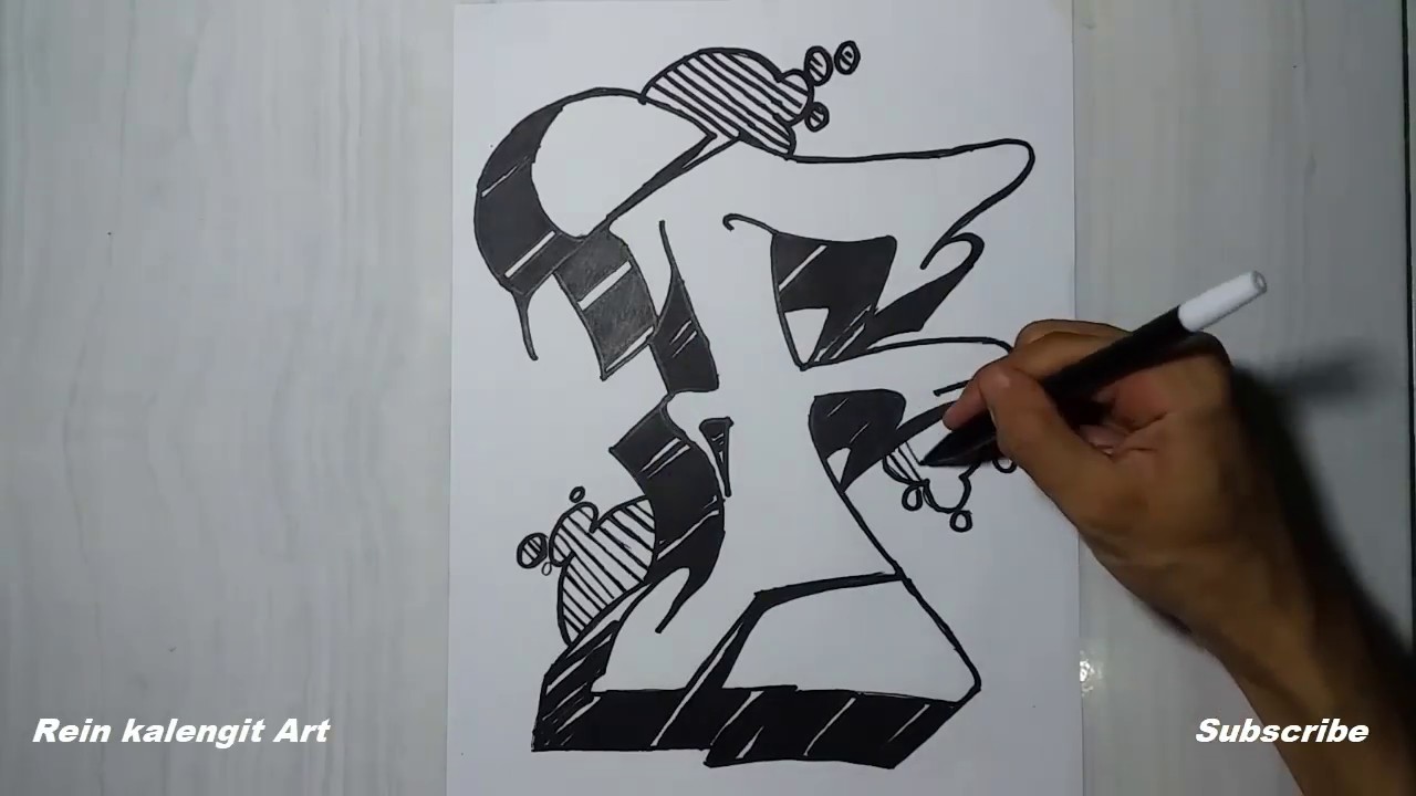 Detail Gravity Huruf Nomer 15