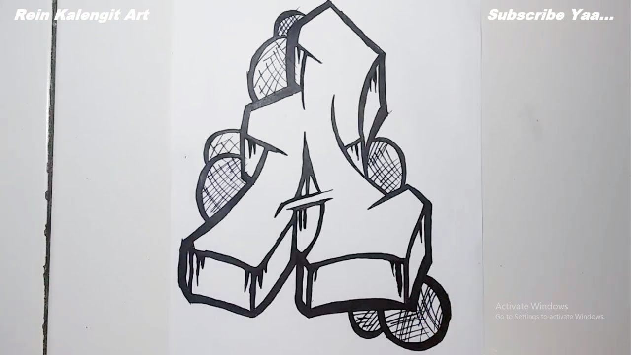 Detail Gravity Huruf Nomer 5