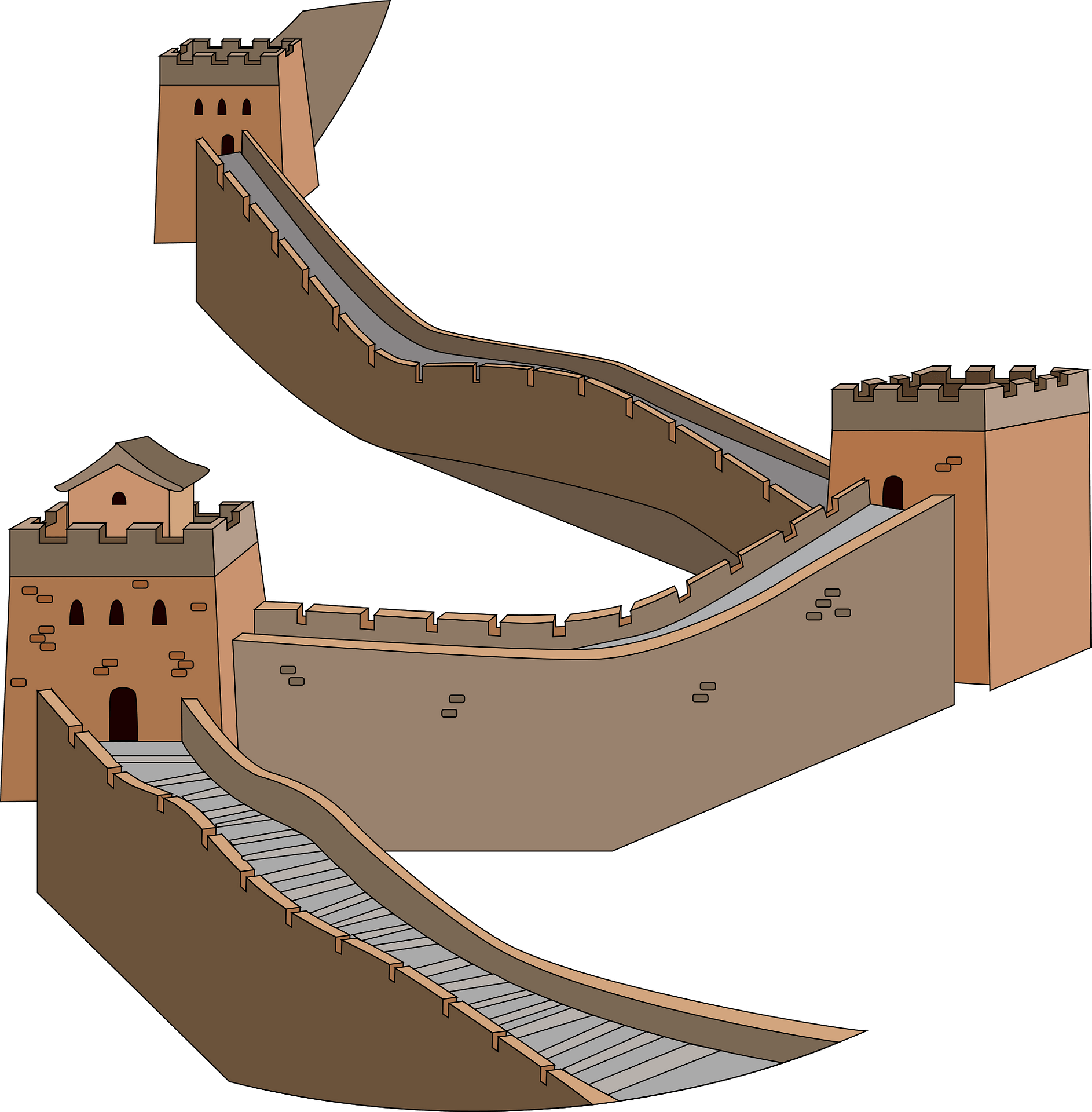 Detail Great Wall Of China Clipart Nomer 13