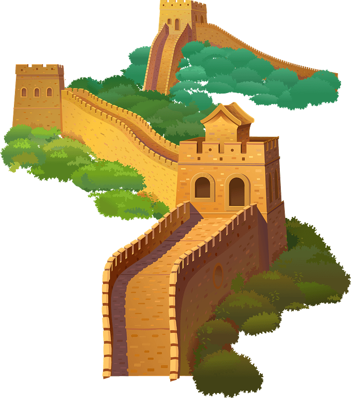 Detail Great Wall Of China Clipart Nomer 3