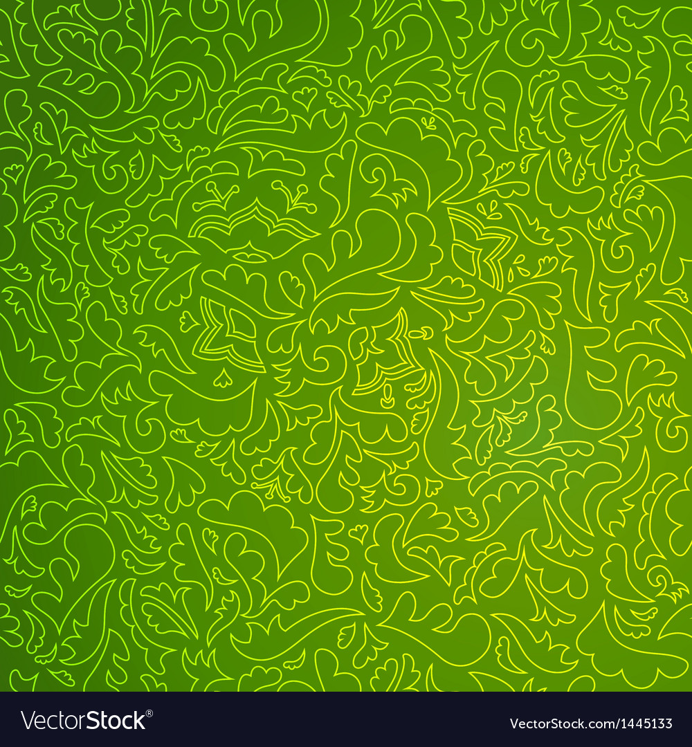 Detail Green Background Floral Nomer 7