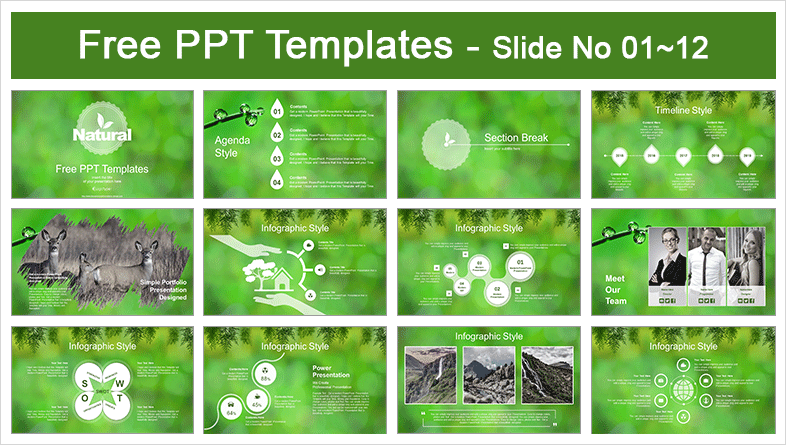 Detail Green Background For Powerpoint Nomer 33