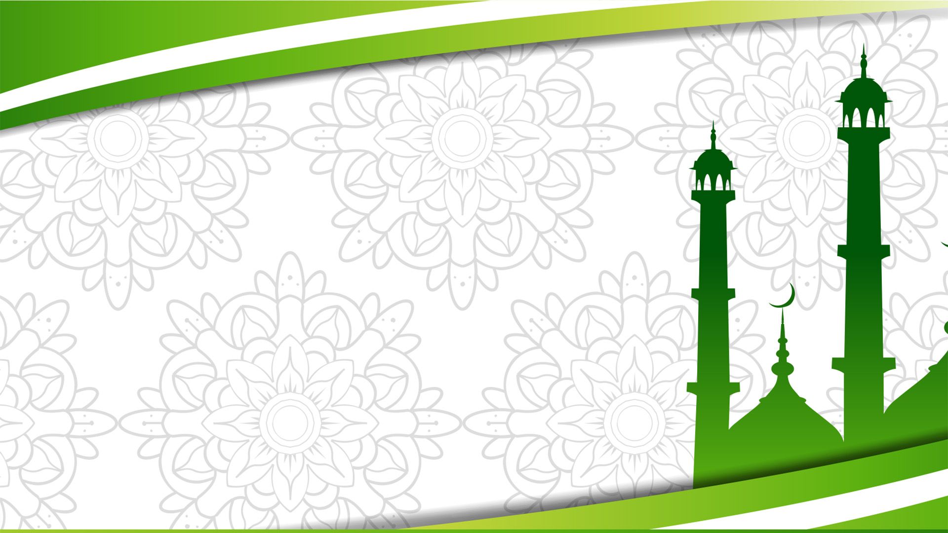 Detail Green Background Islamic Nomer 23