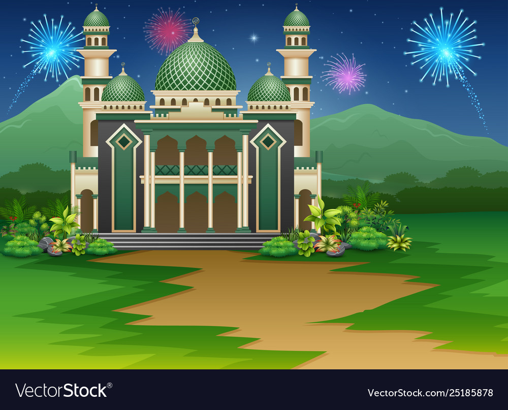 Detail Green Background Islamic Nomer 47