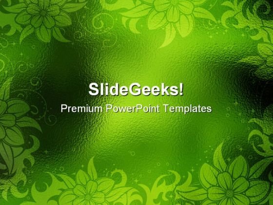 Detail Green Background Ppt Nomer 27
