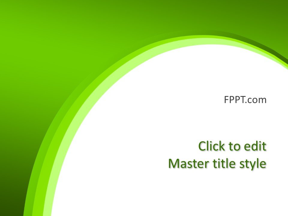 Detail Green Background Ppt Nomer 6