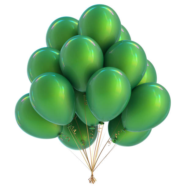 Detail Green Balloon Image Nomer 37