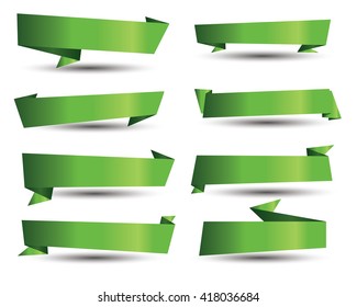 Detail Green Banner Vector Nomer 17