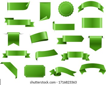 Detail Green Banner Vector Nomer 18