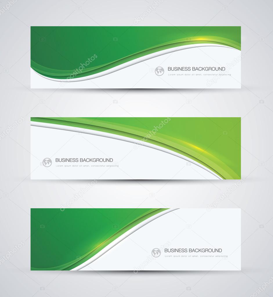 Detail Green Banner Vector Nomer 19