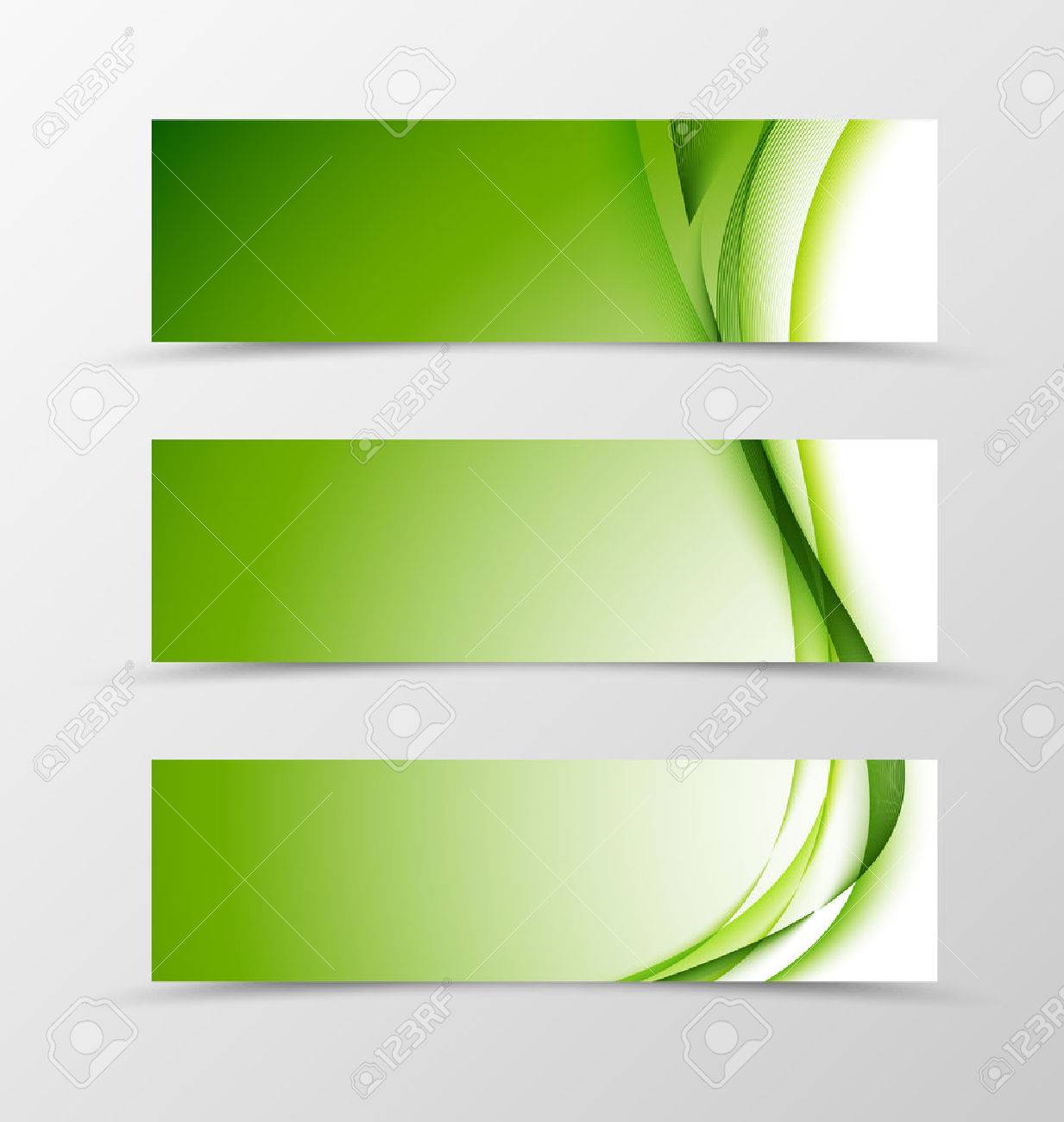 Detail Green Banner Vector Nomer 27