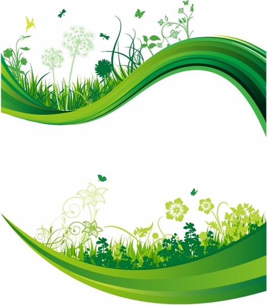 Detail Green Banner Vector Nomer 41