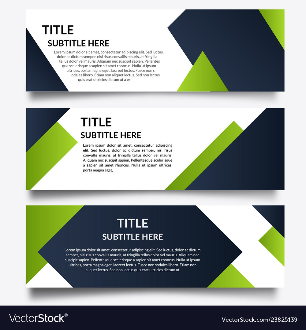 Detail Green Banner Vector Nomer 49