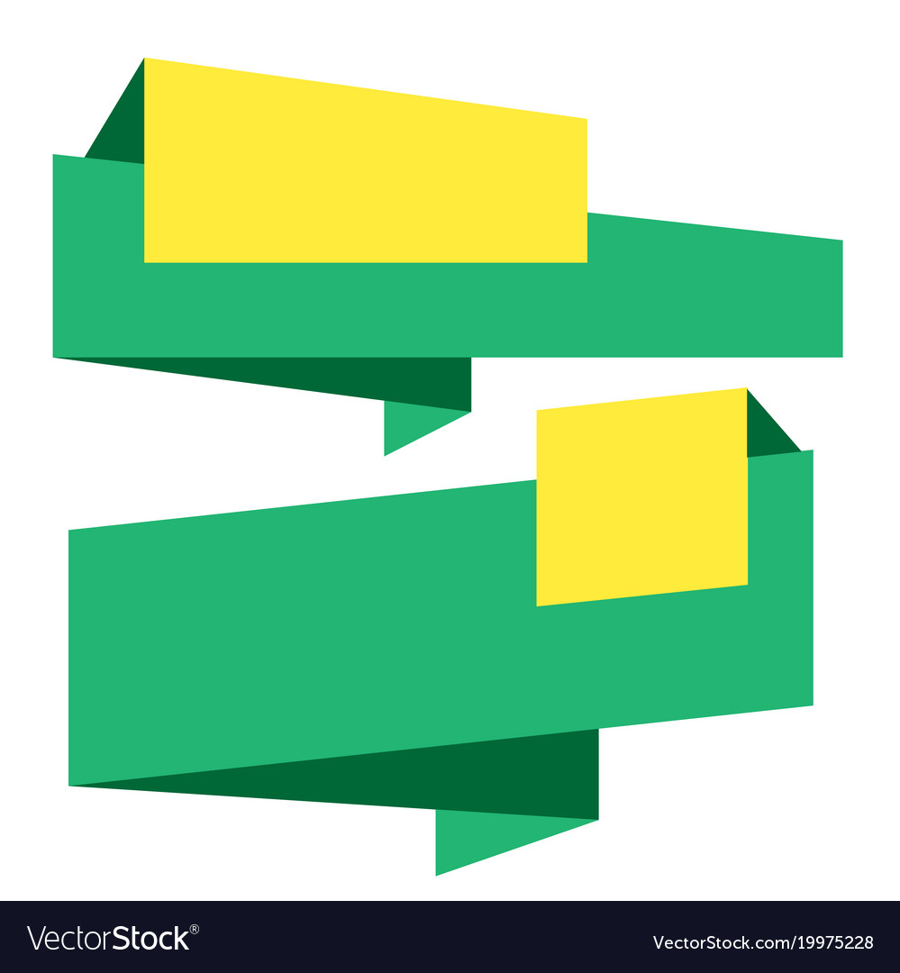 Detail Green Banner Vector Nomer 52