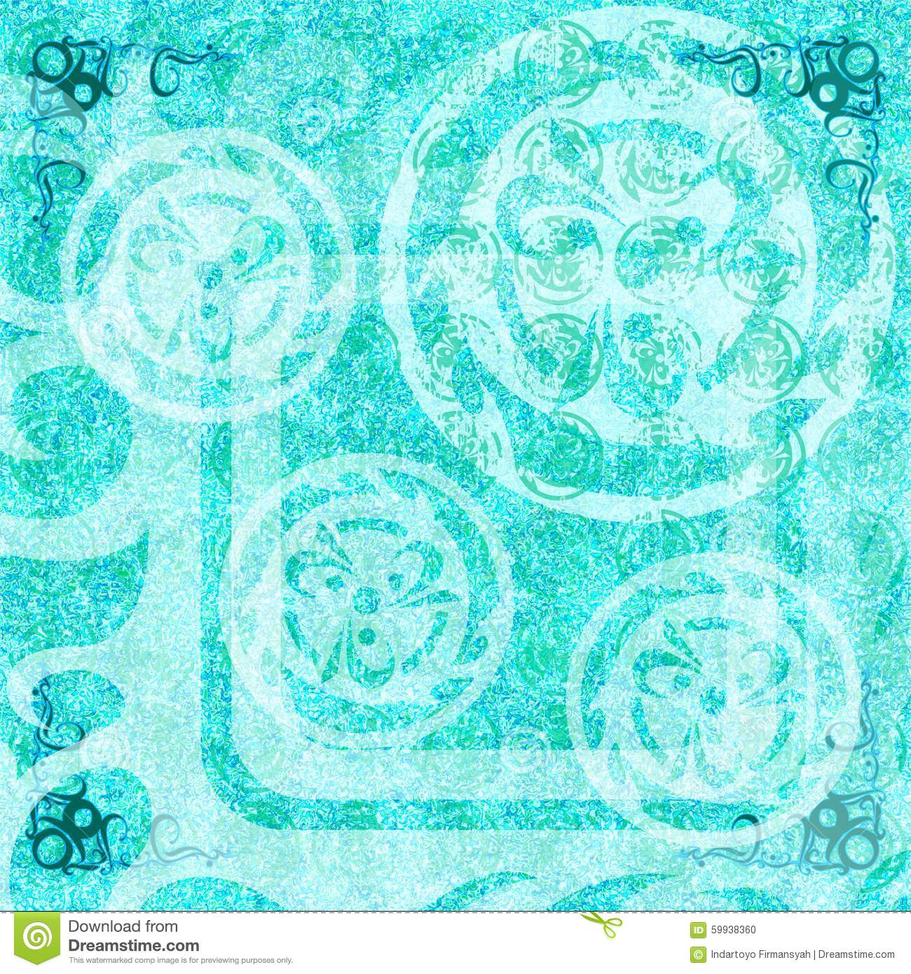 Detail Green Batik Wallpaper Nomer 46