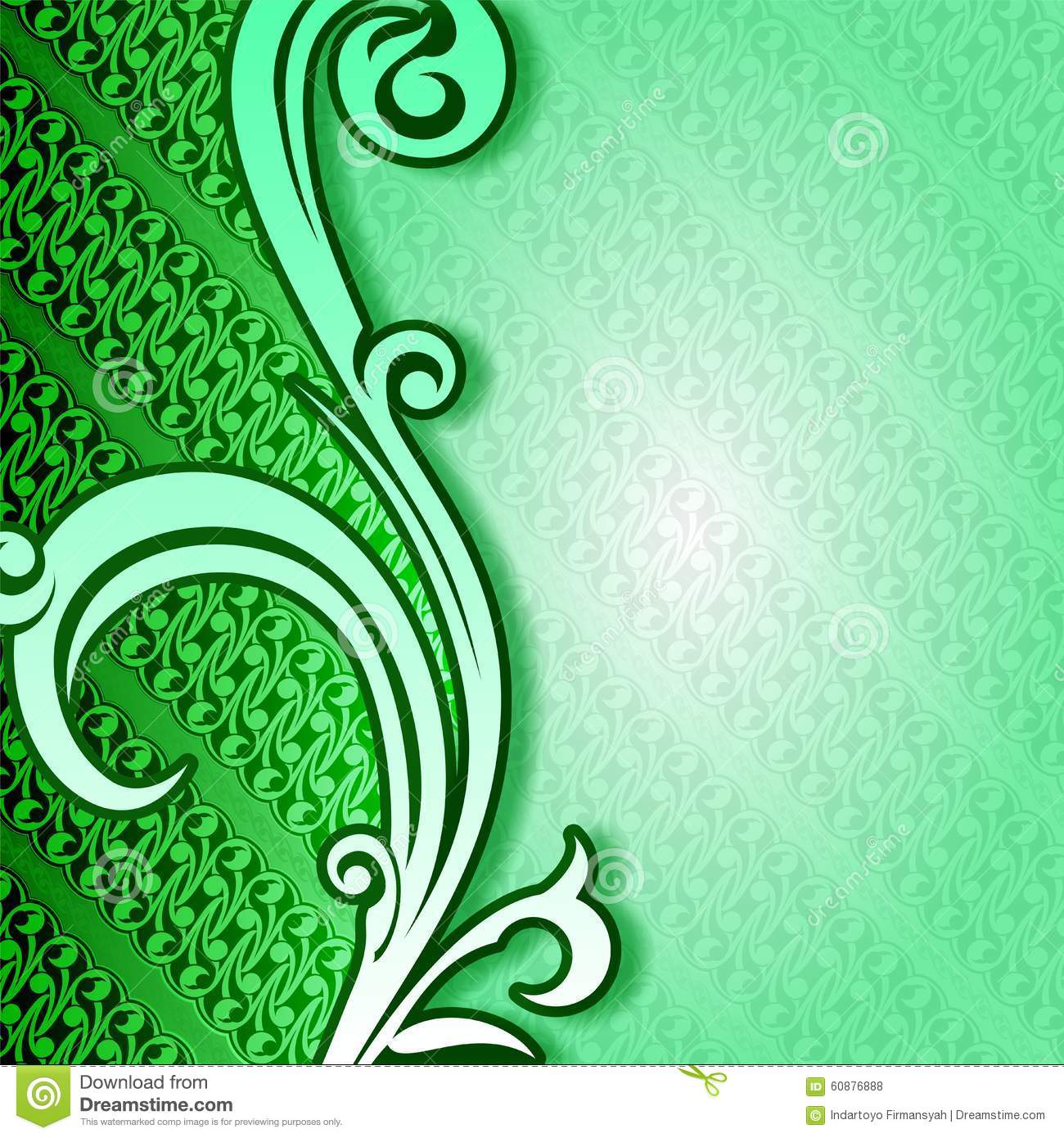 Detail Green Batik Wallpaper Nomer 6