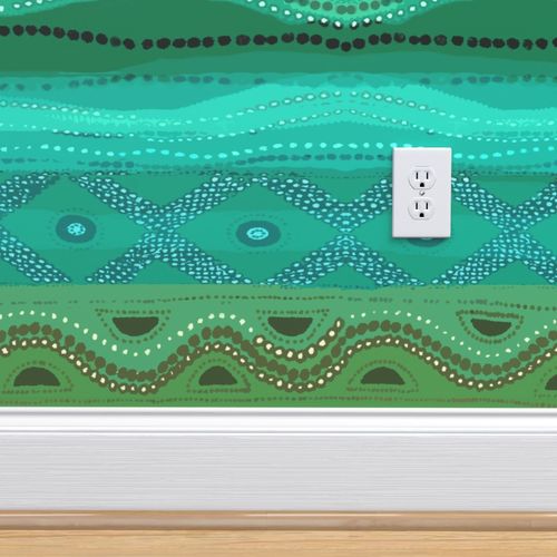 Detail Green Batik Wallpaper Nomer 57