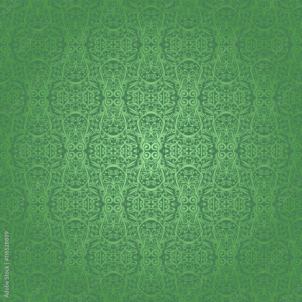 Detail Green Batik Wallpaper Nomer 7