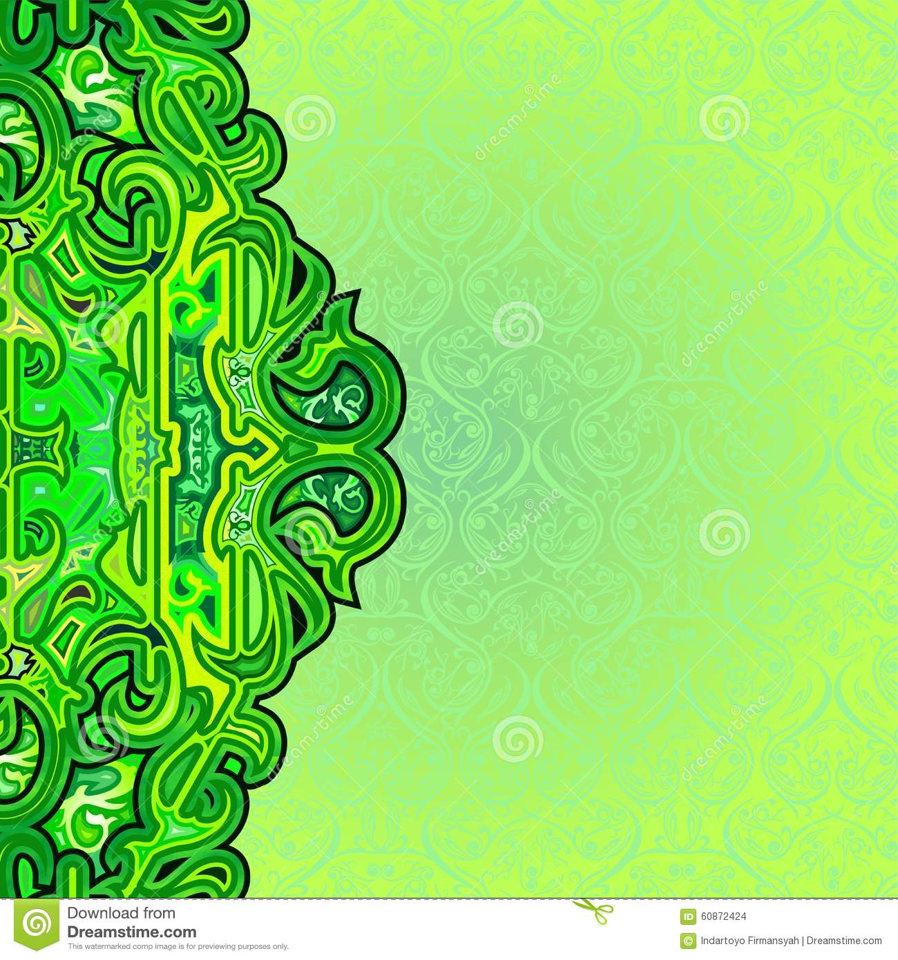 Detail Green Batik Wallpaper Nomer 9