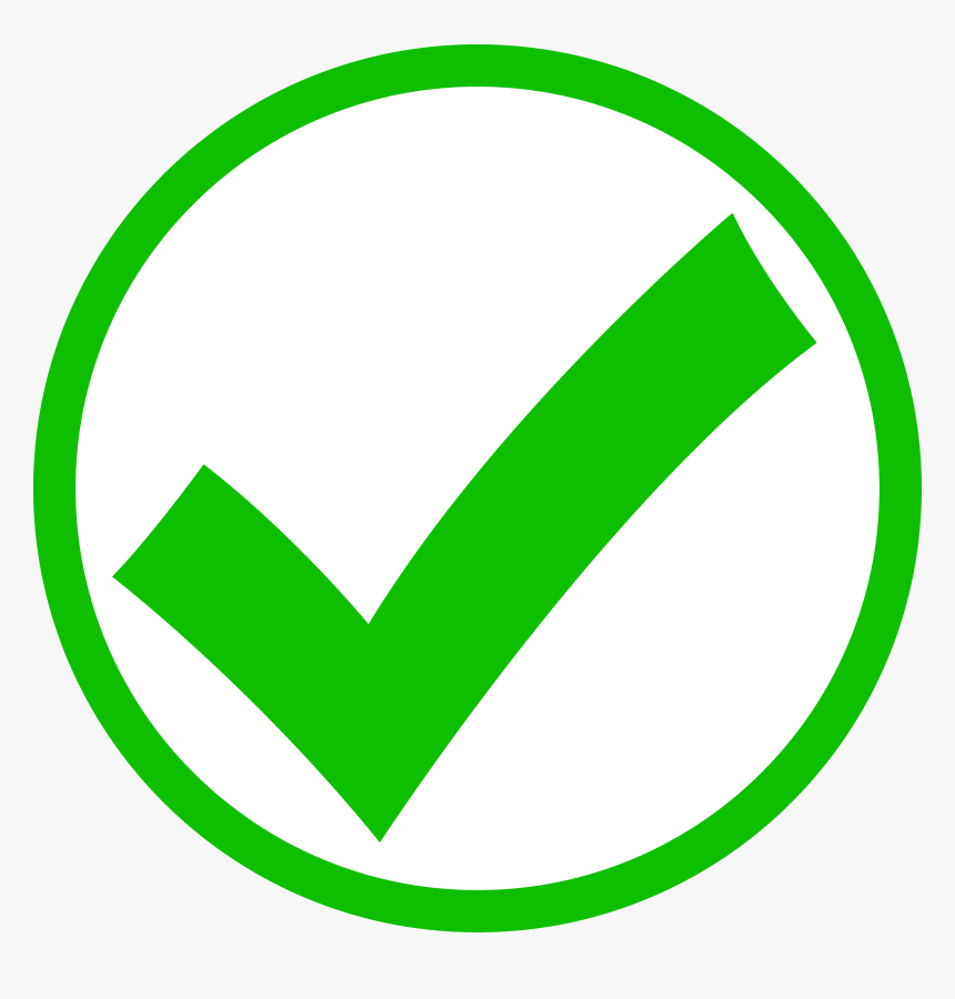 Detail Green Check Mark Png Nomer 5