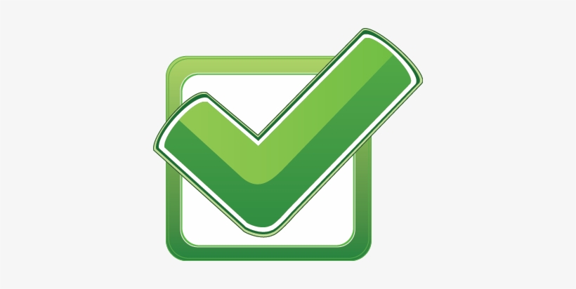 Detail Green Check Mark Png Nomer 50