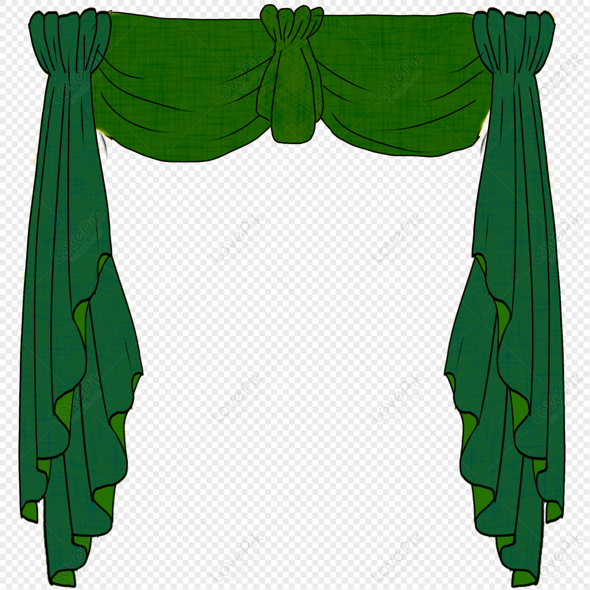 Detail Green Curtain Png Nomer 50