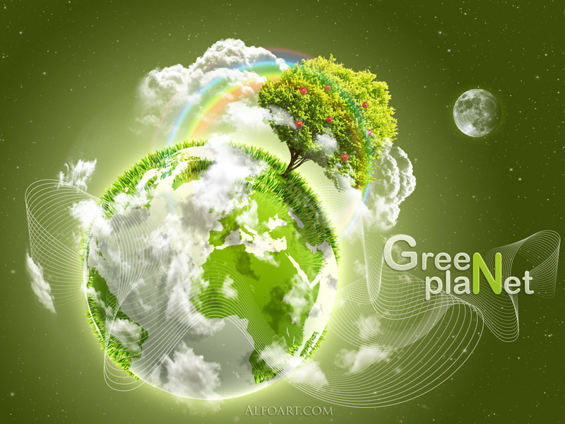 Detail Green Earth Wallpaper Nomer 17
