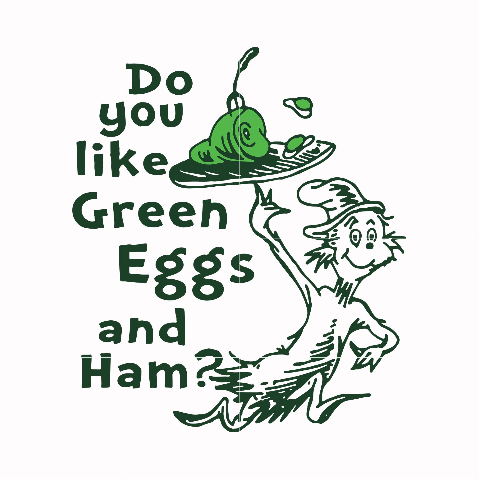 Detail Green Eggs And Ham Silhouette Nomer 21