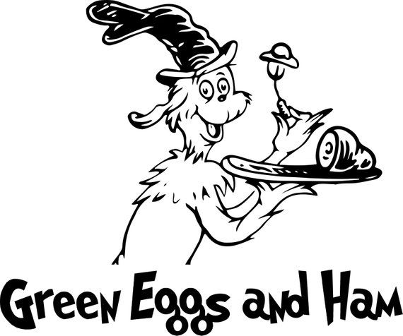 Detail Green Eggs And Ham Silhouette Nomer 6