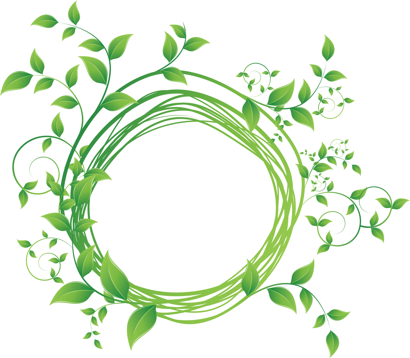 Green Floral Png