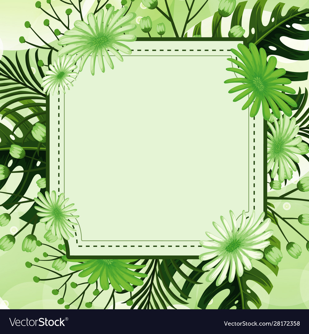 Detail Green Flower Background Nomer 28