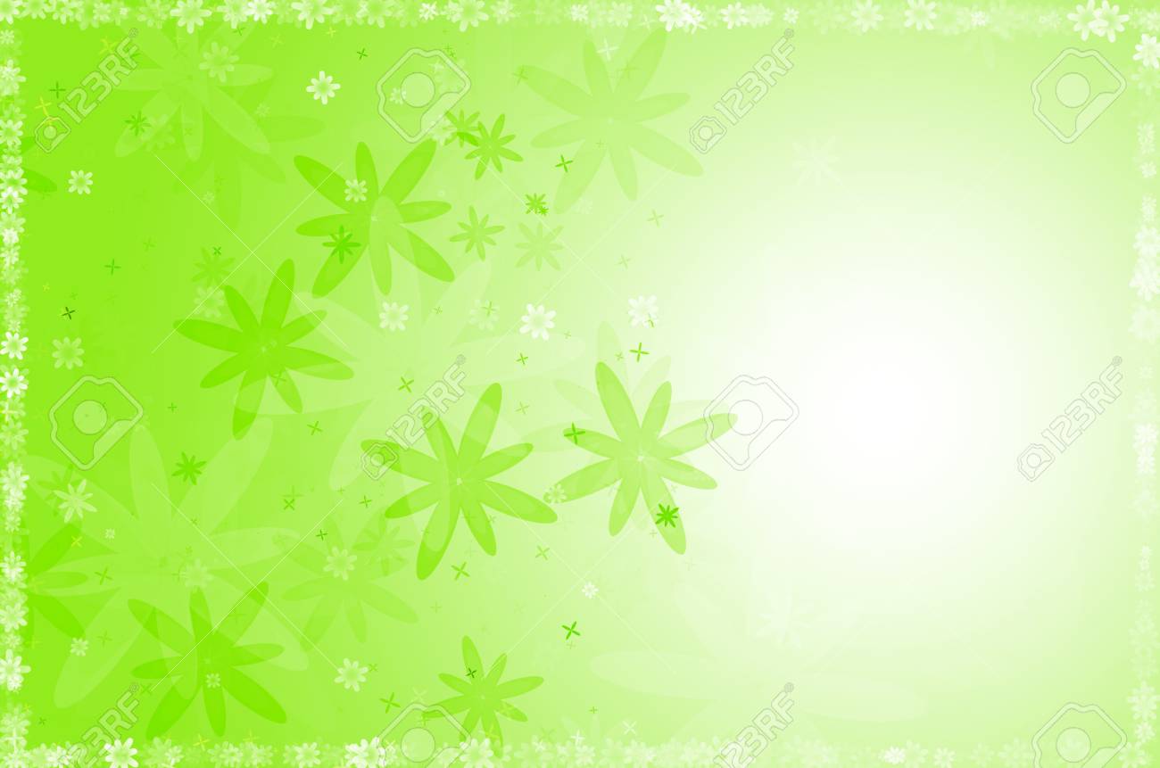Detail Green Flower Background Nomer 33