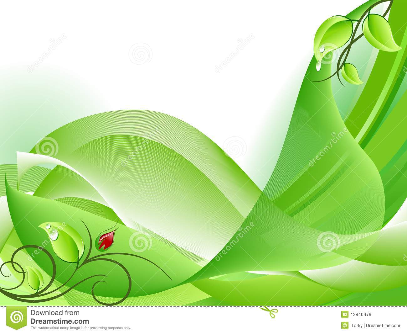 Detail Green Flower Background Nomer 38