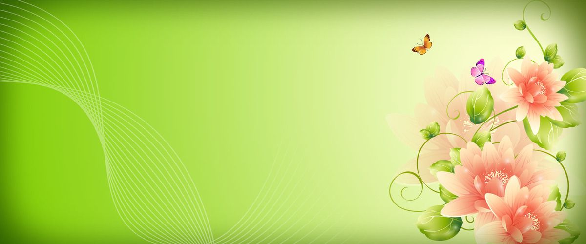 Detail Green Flower Background Nomer 6