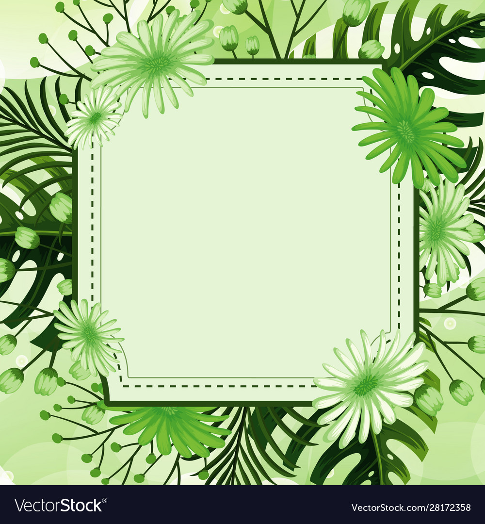 Detail Green Flower Background Design Nomer 11