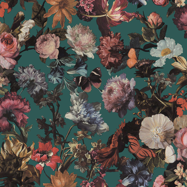 Detail Green Flower Wallpaper Nomer 10