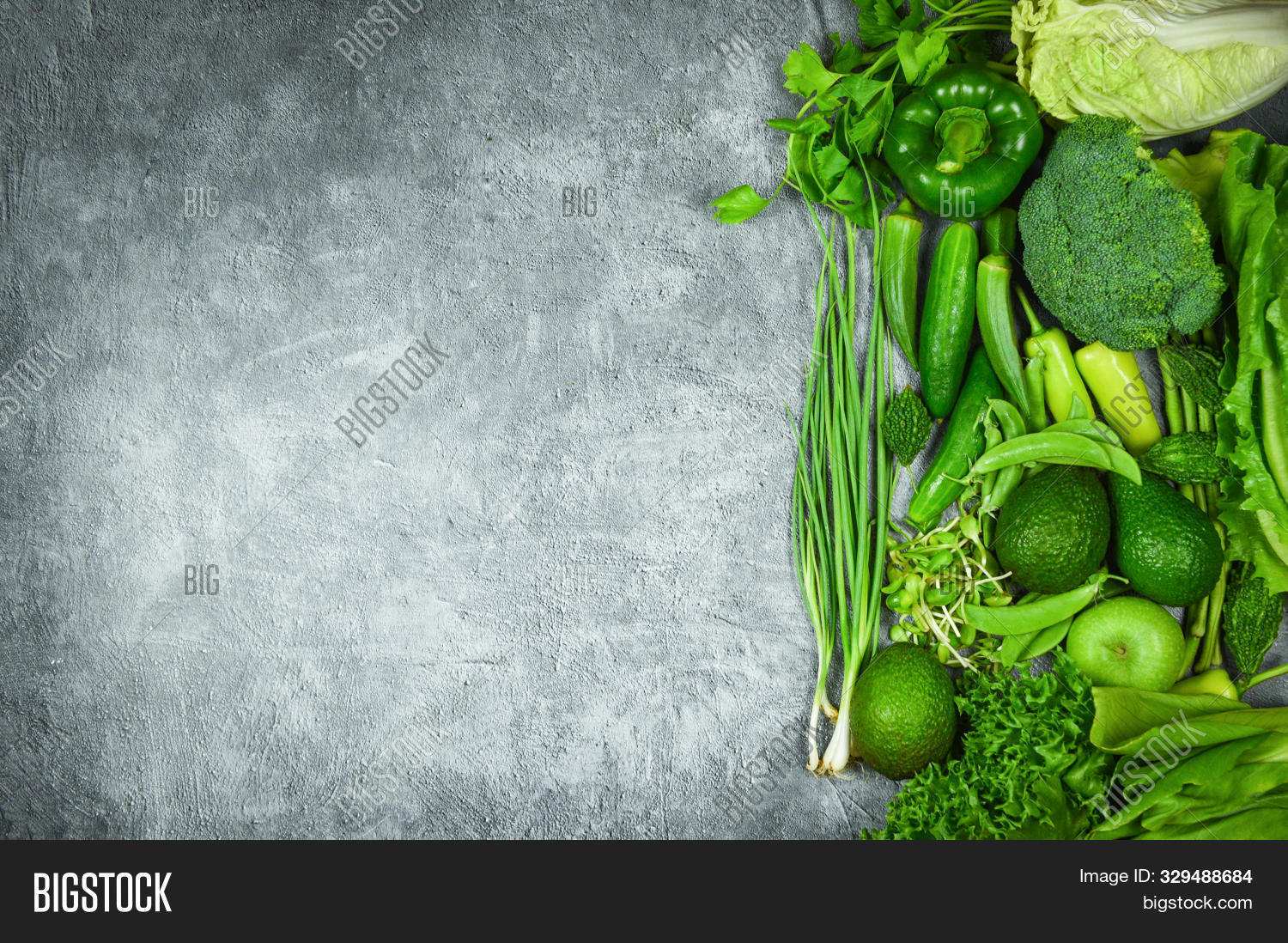 Detail Green Food Background Nomer 10