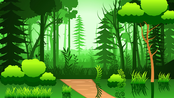Detail Green Forest Background Nomer 33