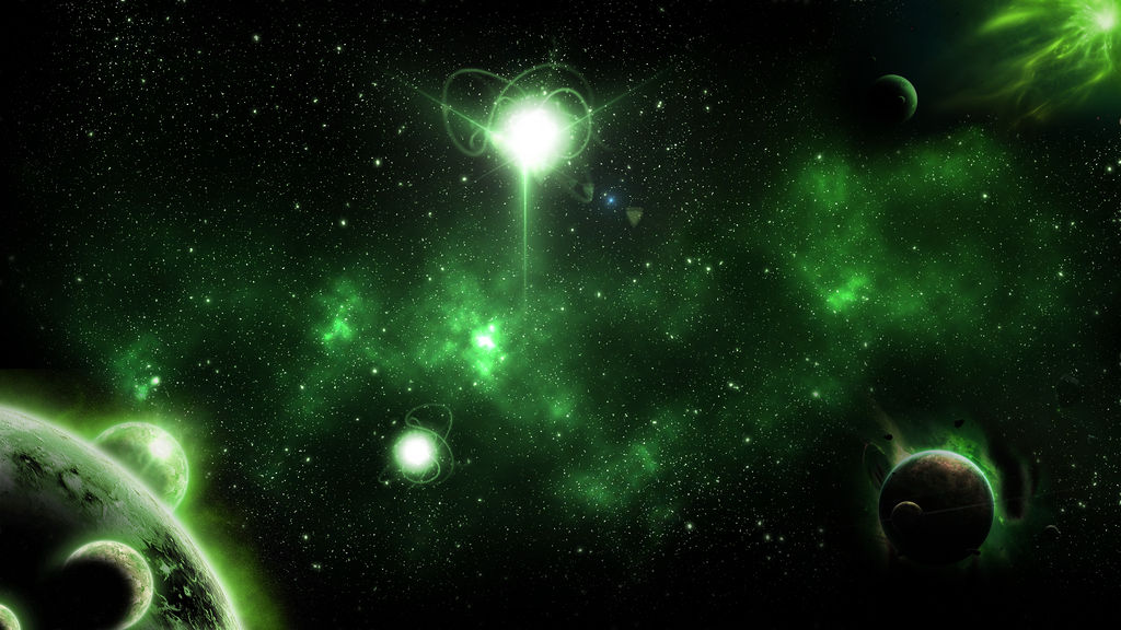 Detail Green Galaxy Background Nomer 24