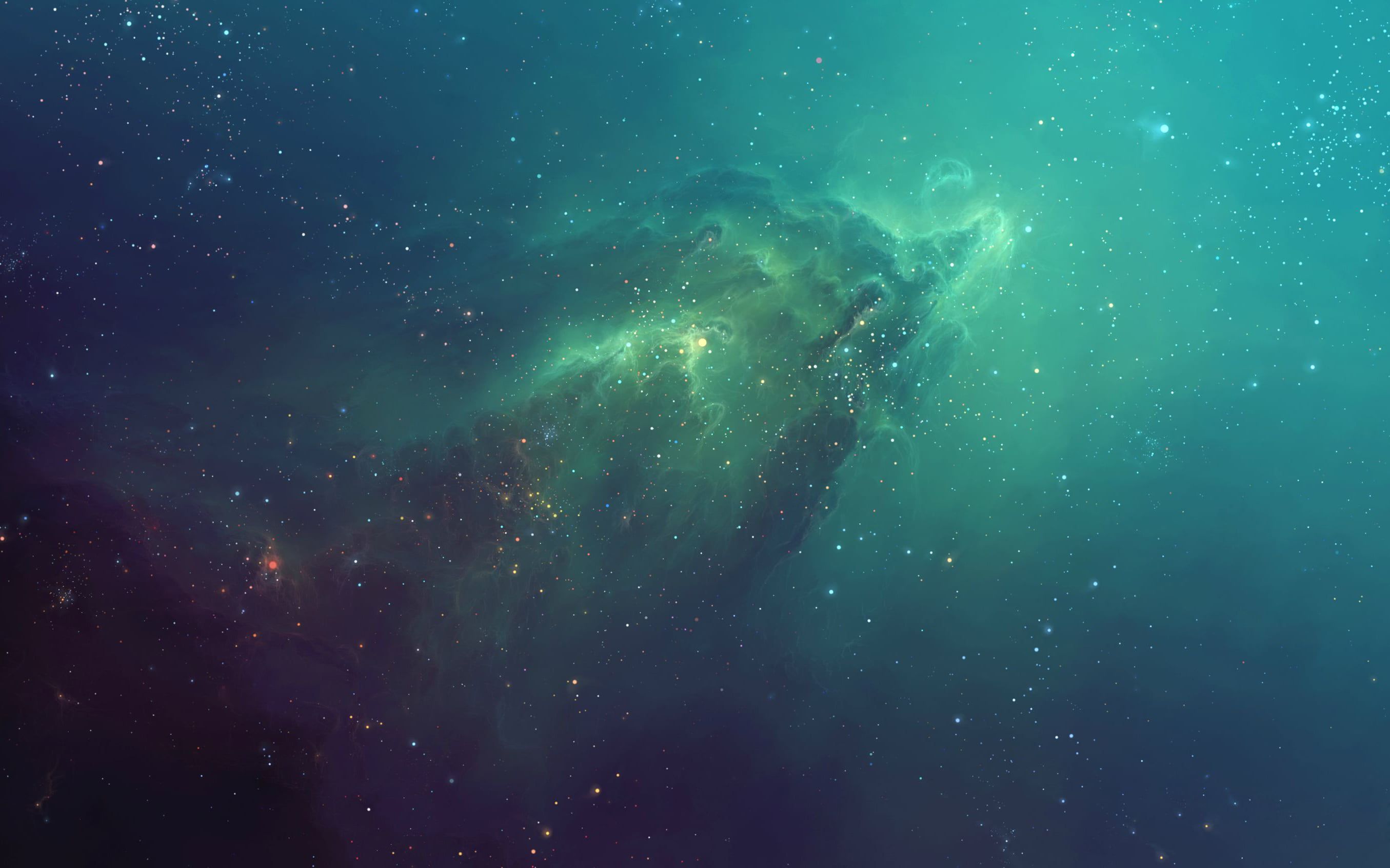 Detail Green Galaxy Background Nomer 9