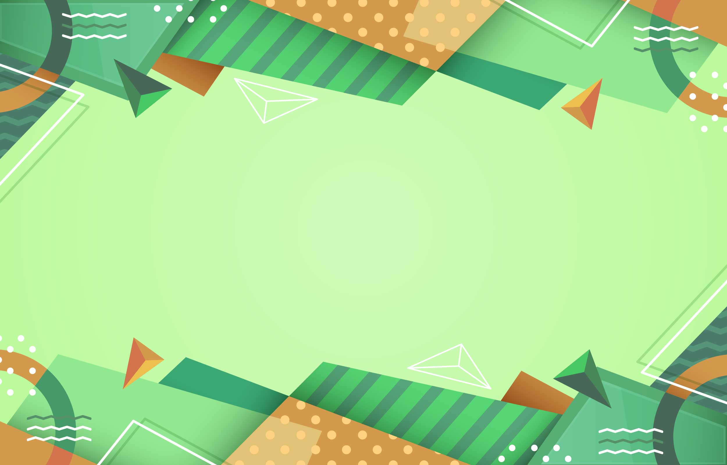 Detail Green Geometric Background Nomer 27