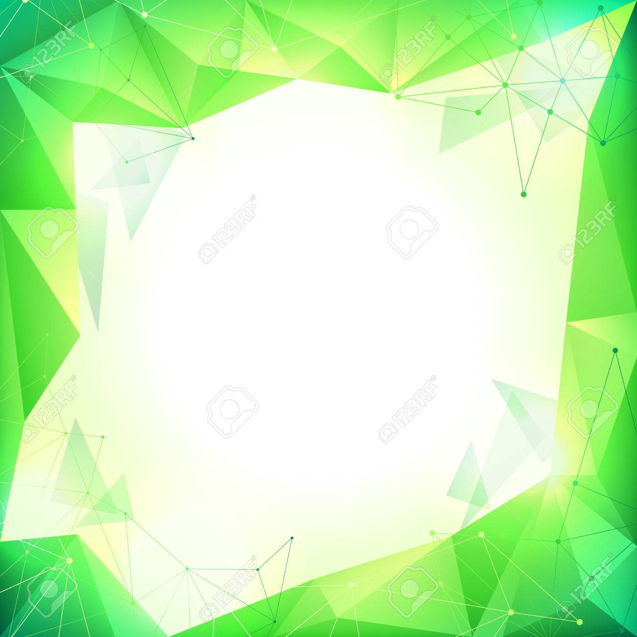 Detail Green Geometric Background Nomer 56