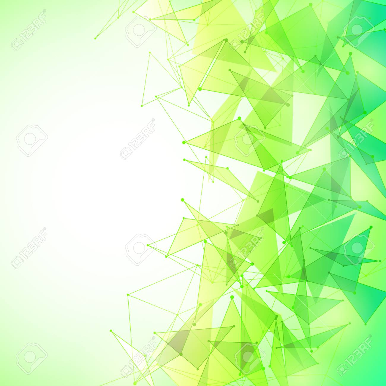 Detail Green Geometric Background Nomer 9