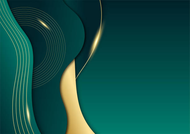 Detail Green Gold Background Nomer 25