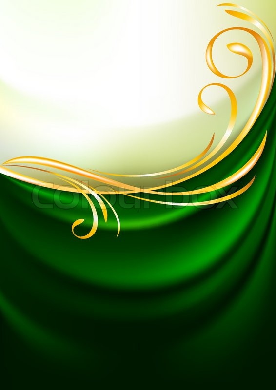 Detail Green Gold Background Nomer 42