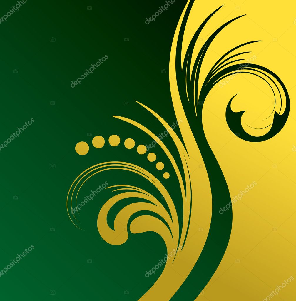 Detail Green Gold Background Nomer 46
