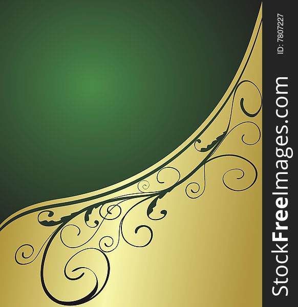 Detail Green Gold Background Nomer 56