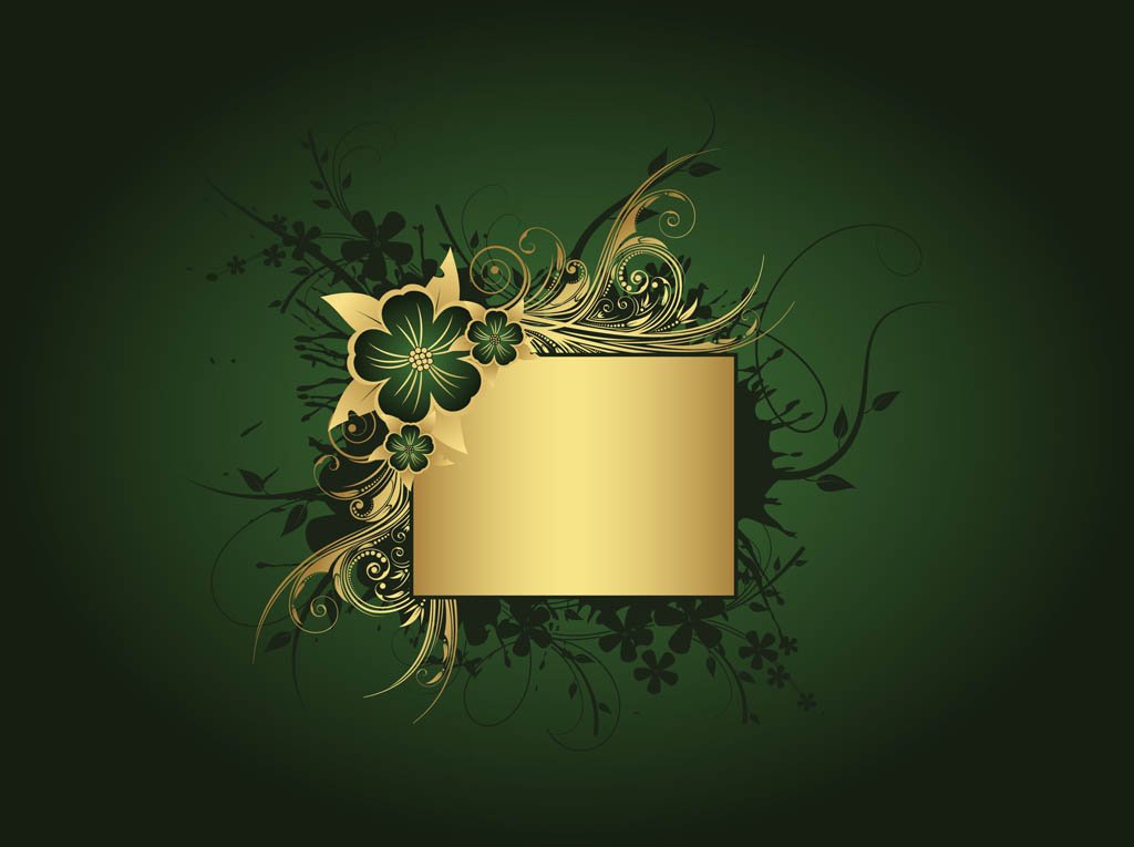 Detail Green Gold Background Nomer 9
