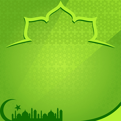 Green Islamic Background - KibrisPDR